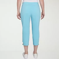 Hearts Of Palm Womens Mid Rise Capri Pant
