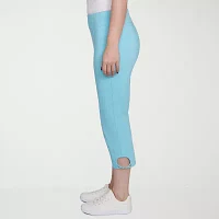 Hearts Of Palm Womens Mid Rise Capri Pant