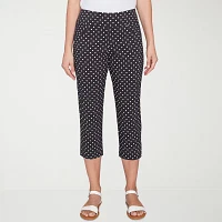 Hearts Of Palm Womens Mid Rise Capri Pants