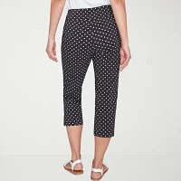 Hearts Of Palm Womens Mid Rise Capri Pants