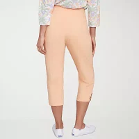 Hearts Of Palm Womens Mid Rise Capri Pants