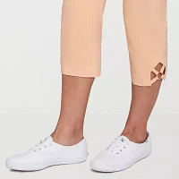 Hearts Of Palm Womens Mid Rise Capri Pants