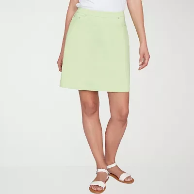 Hearts Of Palm Womens Mid Rise Skort