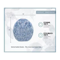 Home Weavers Inc Cloud Comfort Bath Rug 18x18