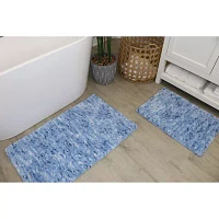 Home Weavers Inc Cloud Comfort Bath Rug 2pc 1721