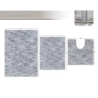 Home Weavers Inc Cloud Comfort Bath Rug 3 Pc