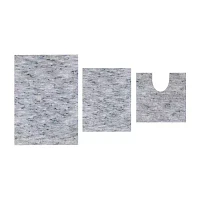 Home Weavers Inc Cloud Comfort Bath Rug 3 Pc