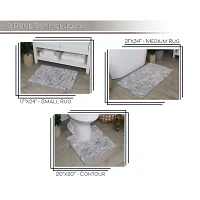 Home Weavers Inc Cloud Comfort Bath Rug 3 Pc