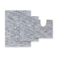 Home Weavers Inc Cloud Comfort Bath Rug 3 Pc