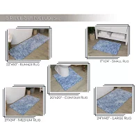 Home Weavers Inc Cloud Comfort Bath Rug 5 Pc