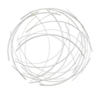 Cheungs Silver Abstract Round Metal Wall Art
