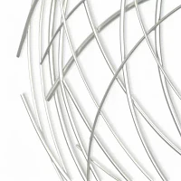 Cheungs Silver Abstract Round Metal Wall Art