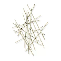 Cheungs Avalon Silver Abstract Décor Metal Wall Art
