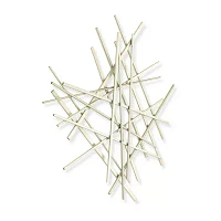 Cheungs Avalon Silver Abstract Décor Metal Wall Art