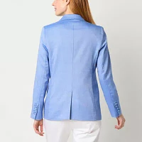 Liz Claiborne Boucle Midweight Womens Tall Work Jacket