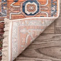 nuLoom Ethel Medallion Fringe Indoor Rectangular Accent Rug