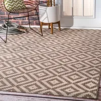 nuLoom Marybelle Tribal Diamond Trellis Rectangular Rug