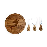 Picnic Time Acacia Brie-Lil Mermaid 4-pc. Wood Cheese Board Set