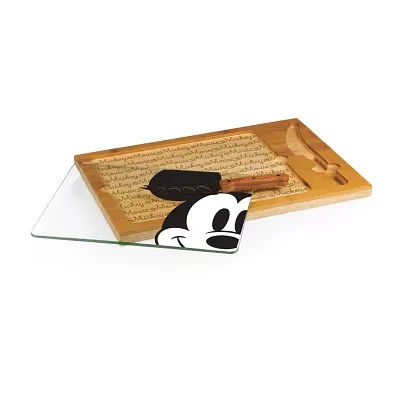 Picnic Time Icon-Mickey Button Eye 3-pc. Wood Cheese Board Sets