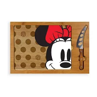 Picnic Time Icon-Minnie Button Eye 3-pc. Wood Cheese Board Set