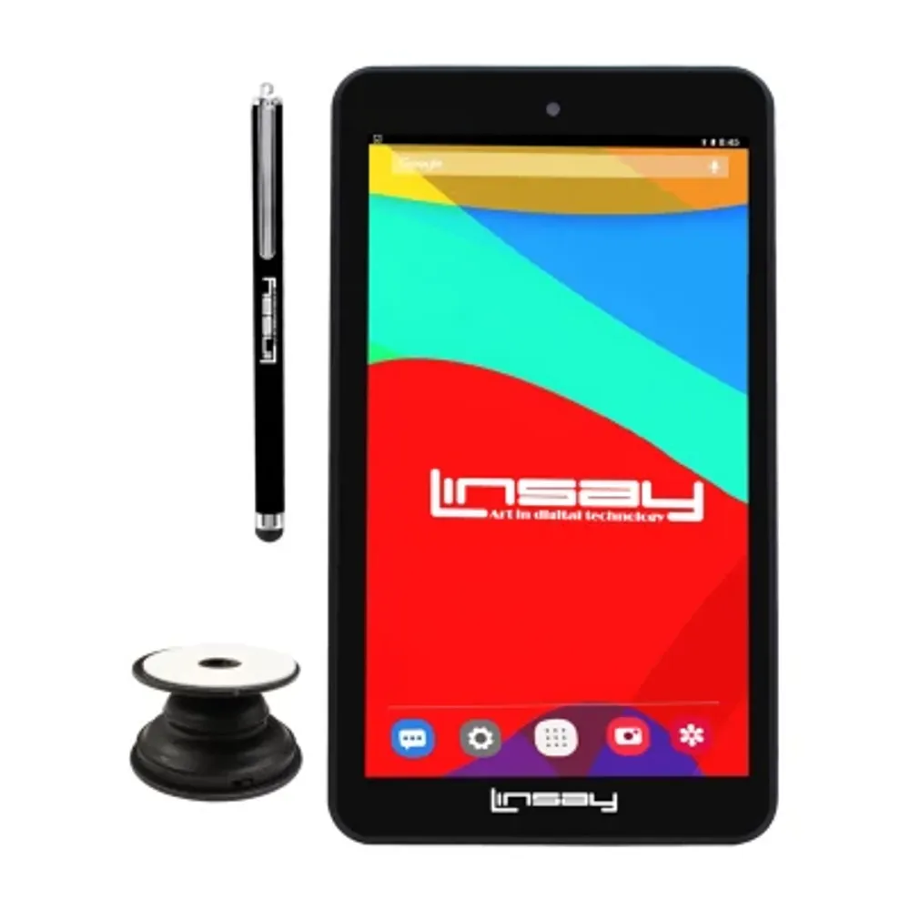 7" Quad Core 2GB RAM 32GB Storage Android 12 Tablet with Pop Holder and Pen Stylus"