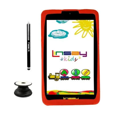 7" Quad Core 2GB RAM 32GB Storage Android 12 Tablet with Kids Defender Case/ Pop Holder and Pen Stylus