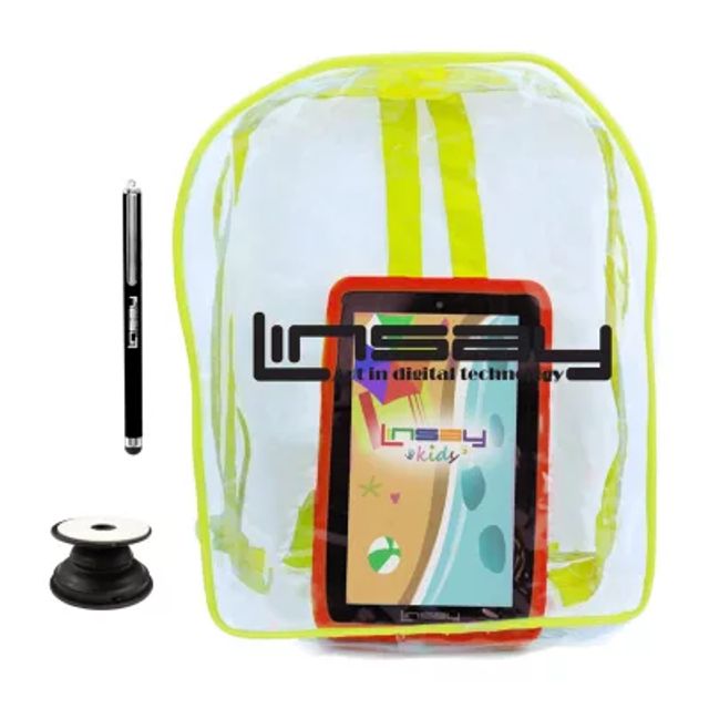 7" Quad Core 2GB RAM 32GB Storage Android 12 Tablet with Kids Defender Case/ Backpack/ Pop Holder and Pen Stylus