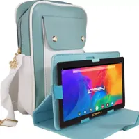 7" Quad Core 2GB RAM 32GB Storage Android 12 Tablet with Leather Case and Fashion Handbag