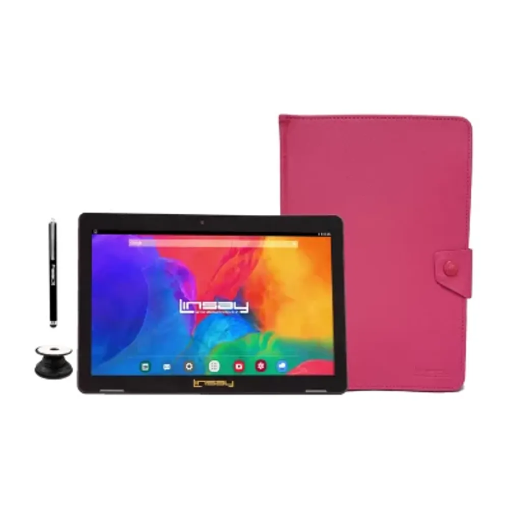 10.1" 1280x800 IPS 2GB RAM 32GB Storage Android 12 Tablet with Leather Case