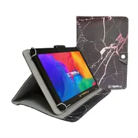 10.1" 1280x800 IPS 2GB RAM 32GB Storage Android 12 Tablet with Black and Pink Marble Leather Case/ Pop Holder and Pen Stylus