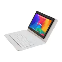 10.1" 1280x800 IPS 2GB RAM 32GB Storage Android 12 Tablet with White Crocodile Style Keyboard/ Pop Holder and Pen Stylus"