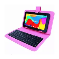 7" Quad Core 2GB RAM 32GB Storage Android 12 Tablet with Leather Keyboard/ Pop Holder and Pen Stylus