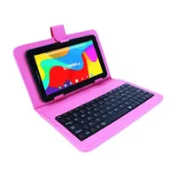 7" Quad Core 2GB RAM 32GB Storage Android 12 Tablet with Leather Keyboard/ Pop Holder and Pen Stylus