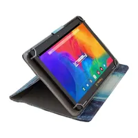 10.1" 1280x800 IPS 2GB RAM 32GB Storage Android 12 Tablet with Ocean Marble Leather Case/ Pop Holder and Pen Stylus"