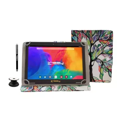 10.1" 1280x800 IPS 2GB RAM 32GB Storage Android 12 Tablet with Trees Marble Leather Case/ Pop Holder and Pen Stylus"