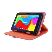 7" Quad Core 2GB RAM 32GB Storage Android 12 Tablet with New York Style Leather Case/ Pop Holder and Pen Stylus"