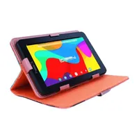 7" Quad Core 2GB RAM 32GB Storage Android 12 Tablet with New York Style Leather Case/ Pop Holder and Pen Stylus"