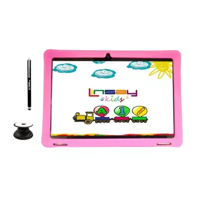 10.1" 1280x800 IPS 2GB RAM 32GB Storage Android 12 Tablet with Kids Defender Case/ Pop Holder and Pen Stylus