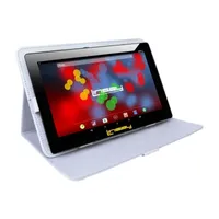 10.1" 1280x800 IPS 2GB RAM 32GB Storage Android 12 Tablet with White Leather Case/ Pop Holder and Pen Stylus"