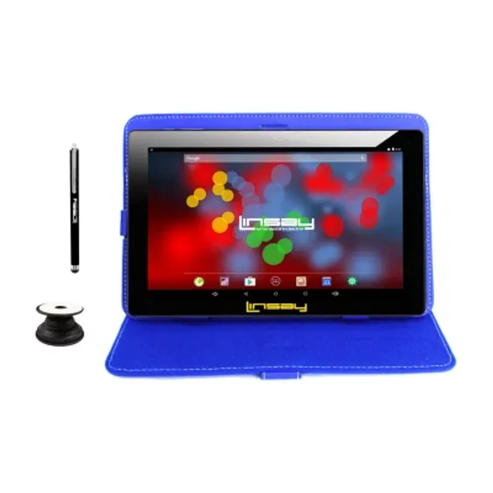 10.1" 1280x800 IPS 2GB RAM 32GB Storage Android 12 Tablet with Leather Case/ Pop Holder and Pen Stylus