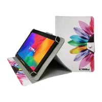 10.1" 1280x800 IPS 2GB RAM 32GB Storage Android 12 Tablet with Rainbow Marble Leather Case/ Pop Holder and Pen Stylus"