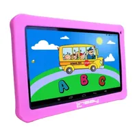 10.1" Quad Core 2GB RAM 32GB Storage Android 12 Tablet with Pink Kids Defender Case/ Pop Holder and Pen Stylus"