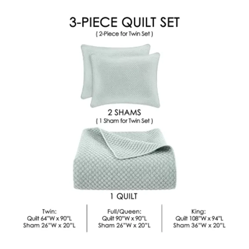 Queen Street Evan Solid Quilt Set