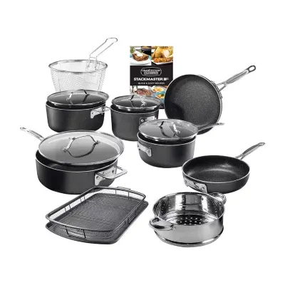 Granitestone Stackmaster 15-pc. Non-Stick Cookware Set