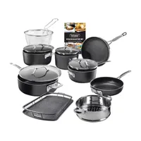 Granitestone Stackmaster -pc. Aluminum Dishwasher Safe Non-Stick Cookware Set