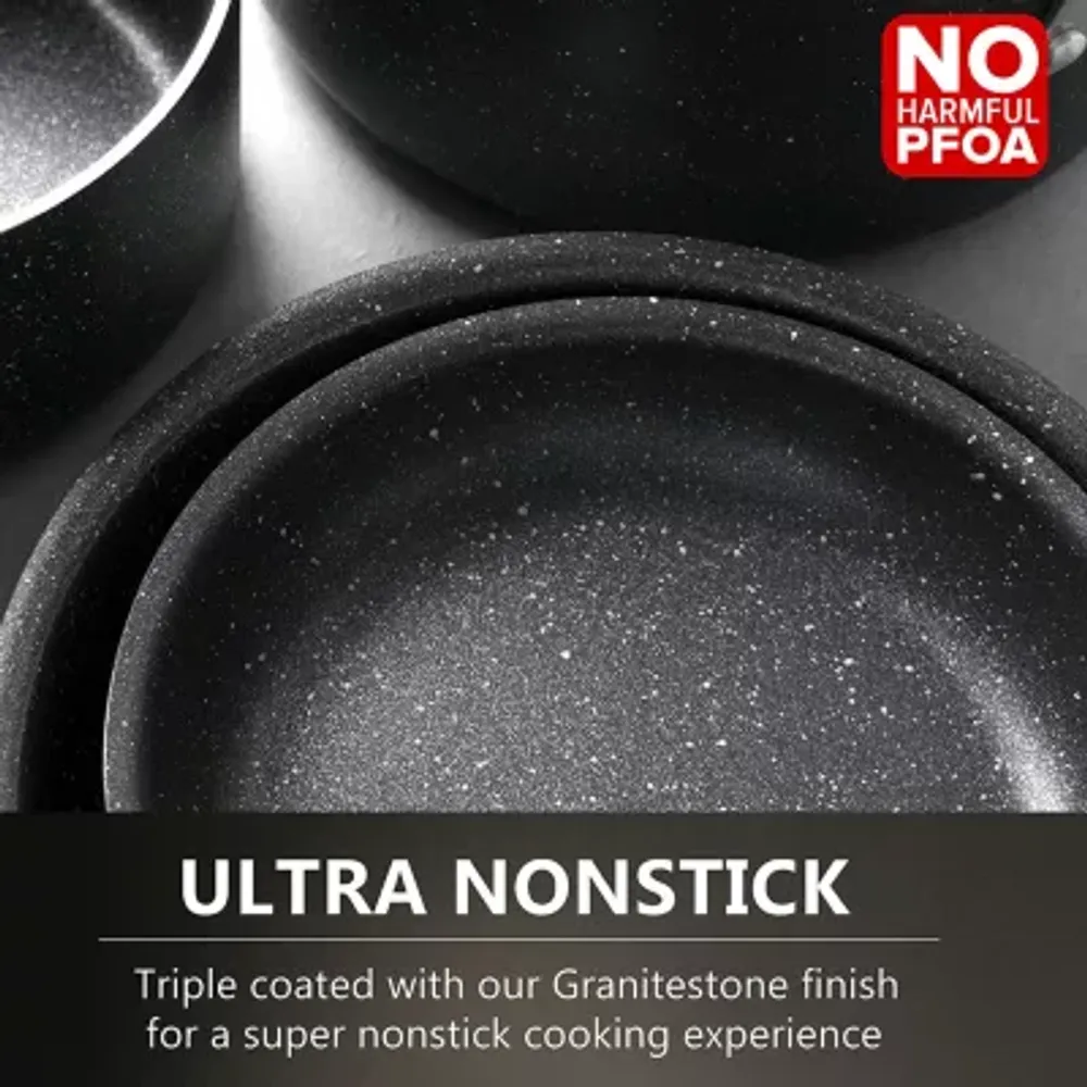 Granitestone Stackmaster 15-pc. Non-Stick Cookware Set