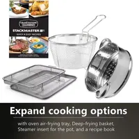 Granitestone Stackmaster -pc. Aluminum Dishwasher Safe Non-Stick Cookware Set