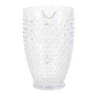 Martha Stewart Chauncey Hobnail Glass Serving Pitcher