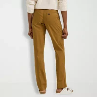 Lee Ultra Lux Womens Mid Rise Stretch Fabric Straight Cargo Pant