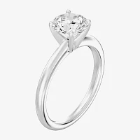 Classic Collection Womens 1 1/2 CT. Natural White Diamond 14K Gold Round Solitaire Engagement Ring